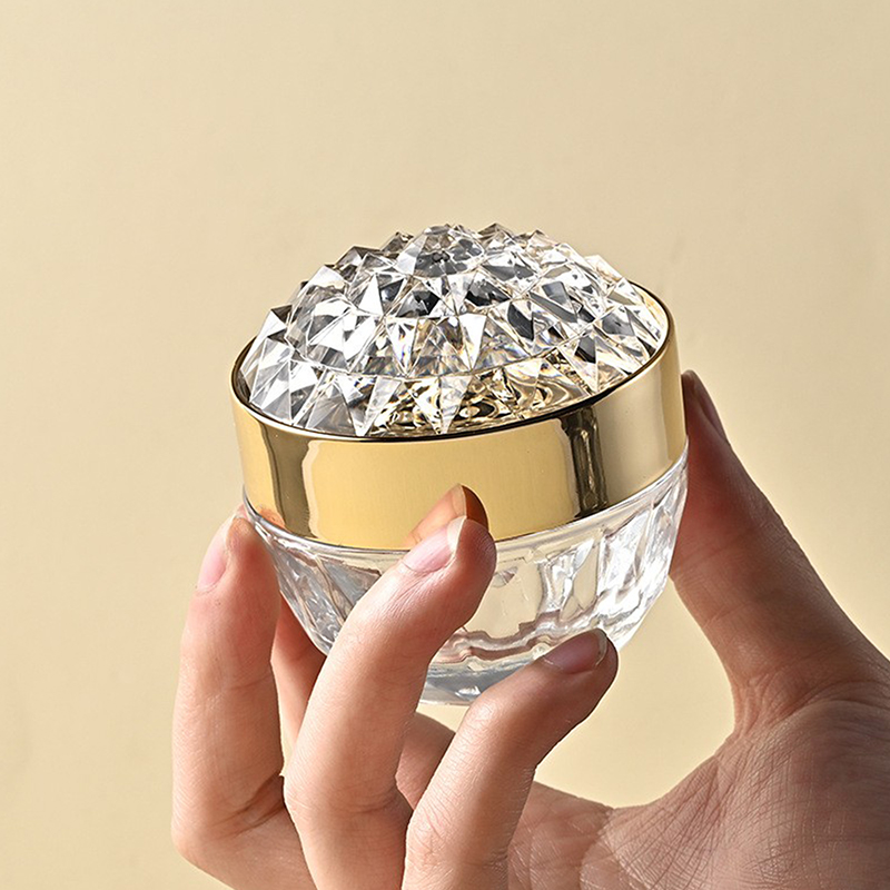 Luxury Skincare Containers - 1 stücke Luxus Diamant 50g Glas