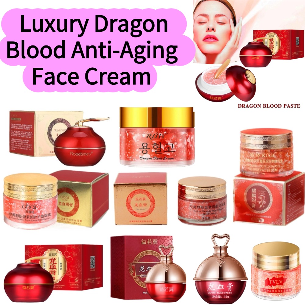 Luxury Skincare & Spa Reviews - Luxuriöse Drachenblut Anti-Aging Gesichtscreme mit Retinol-Extrakt