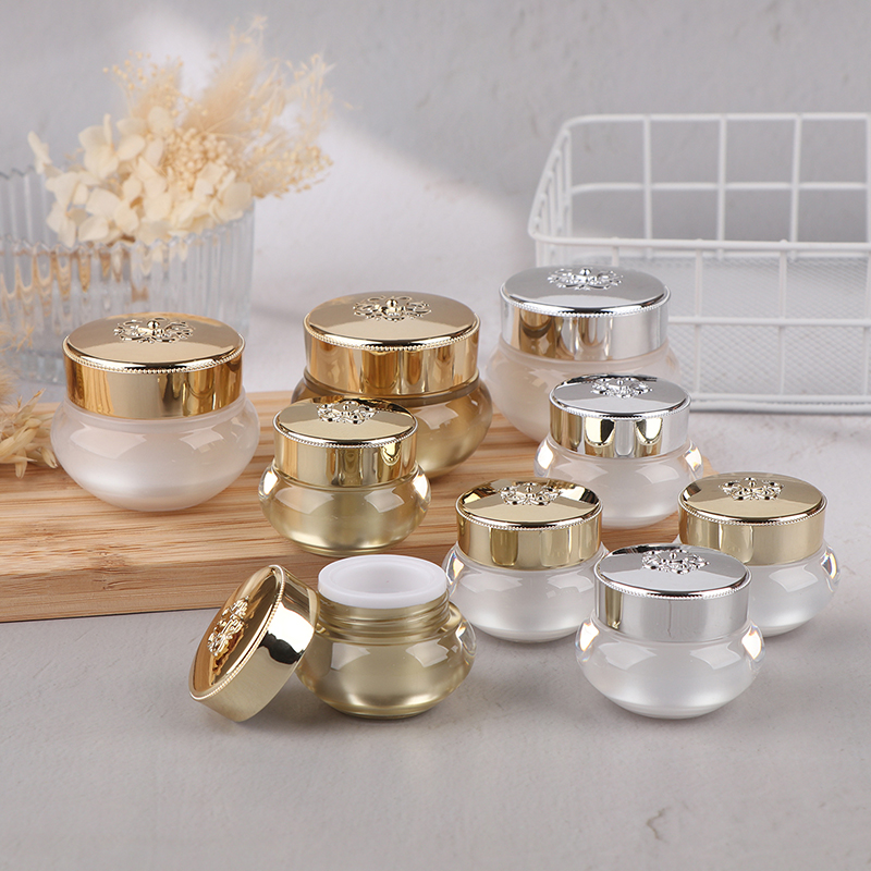 Leere Acryl-Reise-Cremetiegel  – Luxury Skincare Containers Bewertung und Preis