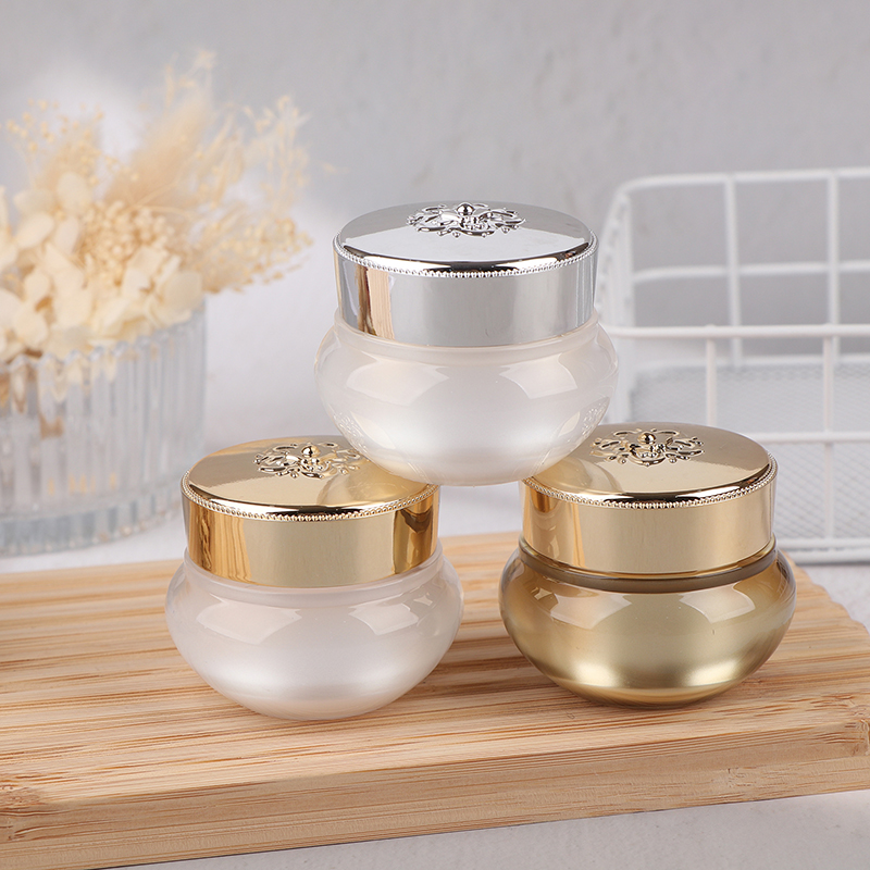 Leere Acryl-Reise-Cremetiegel  – Luxury Skincare Containers Bewertung und Preis