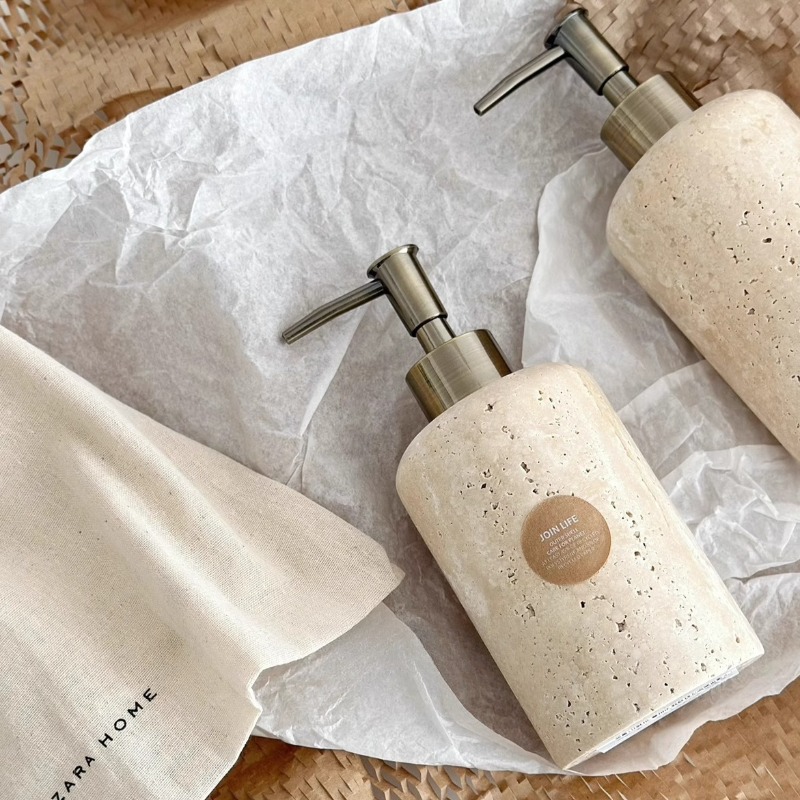 Lotionspender aus Naturstein,  – Luxury Skincare Jars Bewertung und Preis